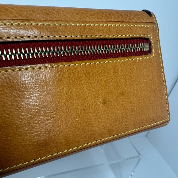 Dooney & Bourke Florentine Pebbled Leather Flap Continental Wallet - Picture 6 of 16